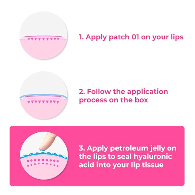 One Minute Lip Plumper Patch - Instant Lip Hydration Patch with Hyaluronic Acid & Collagen Microvector from Tarel Laboratory
