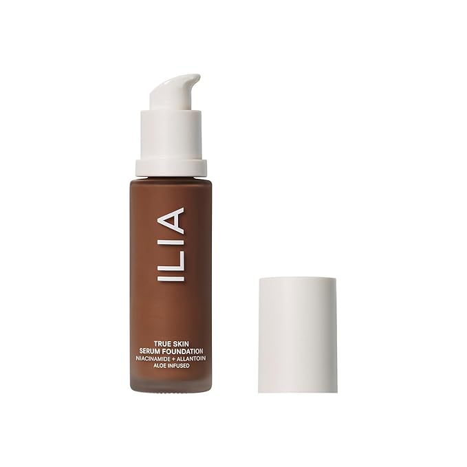 ILIA - True Skin Serum Foundation | Non-comedogenic, Cruelty-Free, Vegan, Weightless Feel, Buildable Coverage, Safe For Sensitive Skin (Bimini SF14)