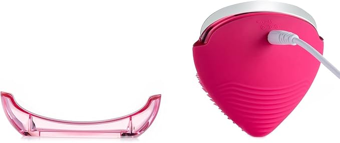 Pop Sonic Strawberry 3 in 1 Skin Exfoliating Cleanser Clean Massage Exfoliate - Pink