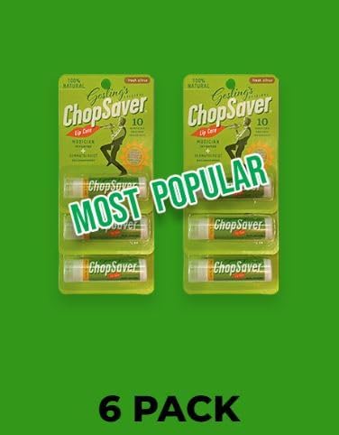 Gosling's Original ChopSaver Lip Care, All Natural Hydrating Lip Balm, Chapstick for Musicians and More, Effective Relief for Dry, Cracked Lips and Skin, Made in USA, 0.15 Oz (Pack of 6)