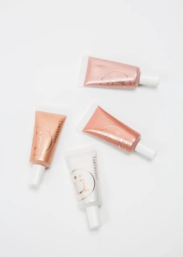 M2U NYC Liquid Highlighter Makeup, Luminizer Pearl, Shimmer And Shine, Ultra-Smooth Radiant Illuminator For Face Cheekbone Body Glow Illuminating (Orange-Futurity)