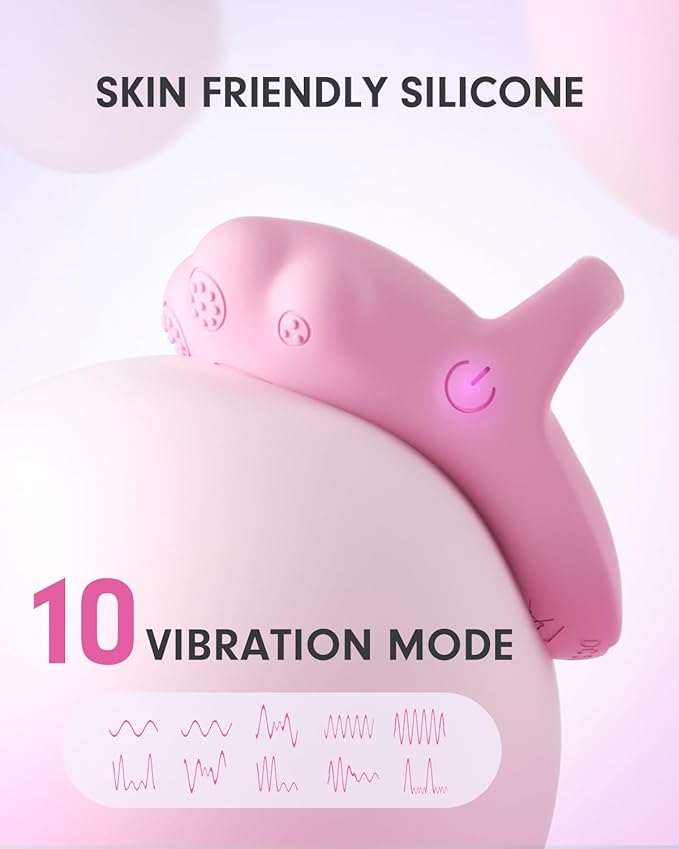 Portable Mini Facial Massage Ball, Waterproof Rechargeable Powerful Multifunctional Eye Face Finger Massager (Pink)