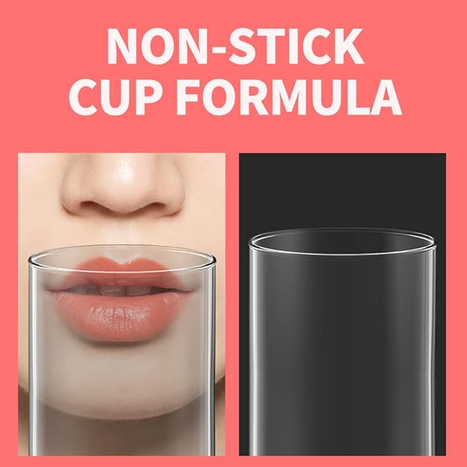 Miniling 6 Colors Lip Tint Stain Set,Korean Gloss Plumping Mini Liquid Lipstick,Multi-use and Cheek Tint,Long lasting Non-Stick Cup Waterproof, High Pigment, Vivid Color, Makeup, 1.0 Count