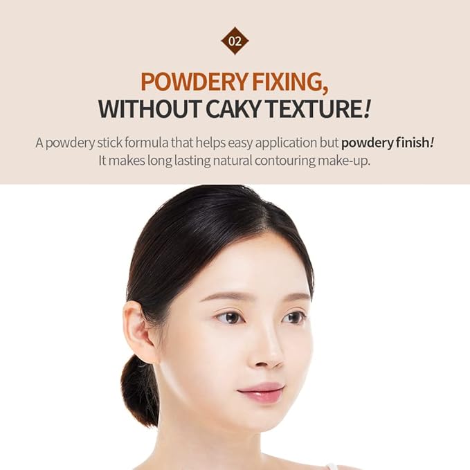 ETUDE Play 101 Stick Contour Duo #2(21AD) | Creamy Shading and Highlighter Duo for Easy Contouring Makeup | Kbeauty