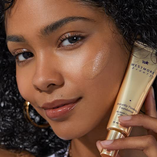 Westmore Beauty Instantly Flawless Foundation - Light 1.2 oz - Foundation Full Coverage, Makeup Foundation, Liquid Foundation, Best Foundation, Light Foundation Foundation Makeup Full Coverage