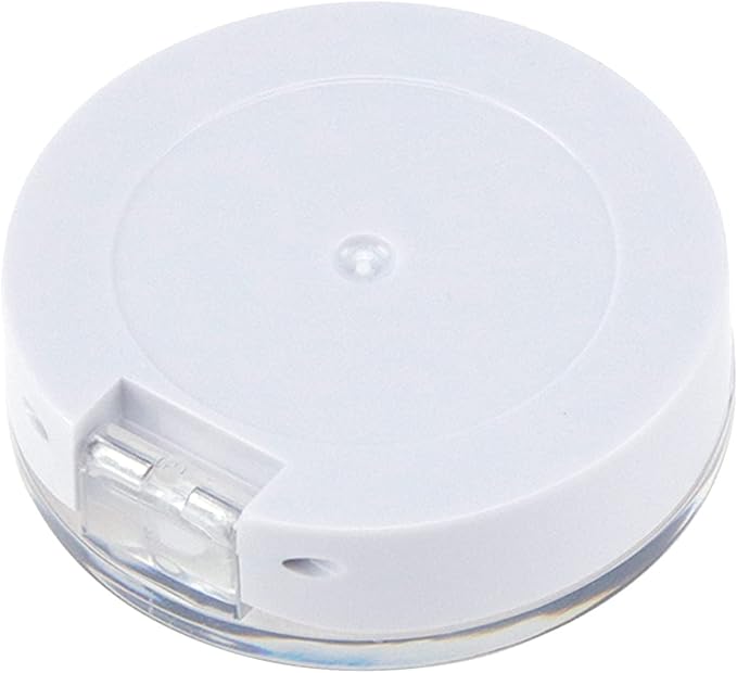 4 Pack Empty Eyeshadow Holder Case Round Magnetic Makeup Eyeshadow Lipstick Palette Container For Travel Sample DIY - White