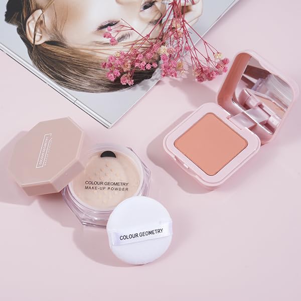 All in One Makeup Kit Makeup Kit for Women Full Kit Multipurpose Makeup ,eyeshadow、 liquid foundation,Loose powder,Eyebrow pencil,4-color lip gloss set