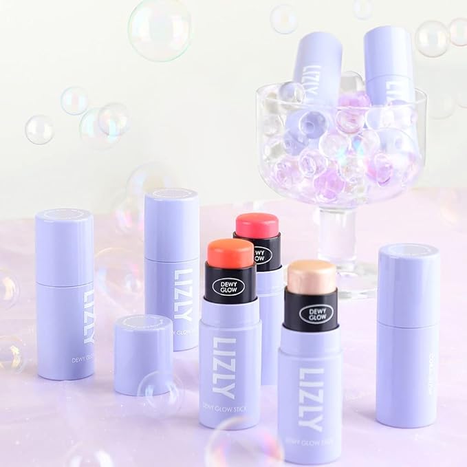 Vegan Blush Stick Multi Balm Cheek Stick Korean Make Up Dewy Glow Balm Stick sonrojo (01 Coral)