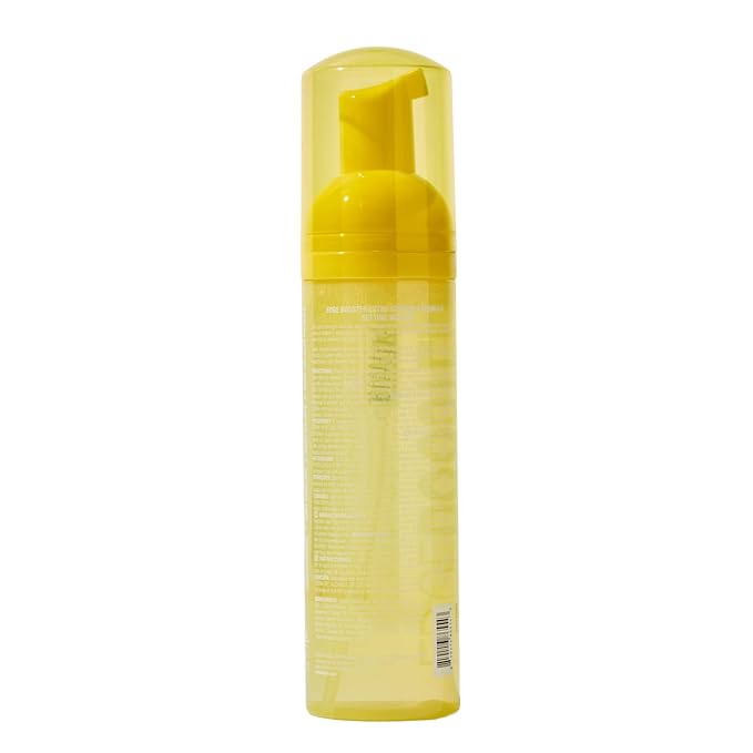 Style Factor EDGE BOOSTER Extra Strength Setting Mousse ā Frizz Control, Extra Volume, and Conditioning ā 6.4oz Yellow Quartz Mousse for Curly Hair