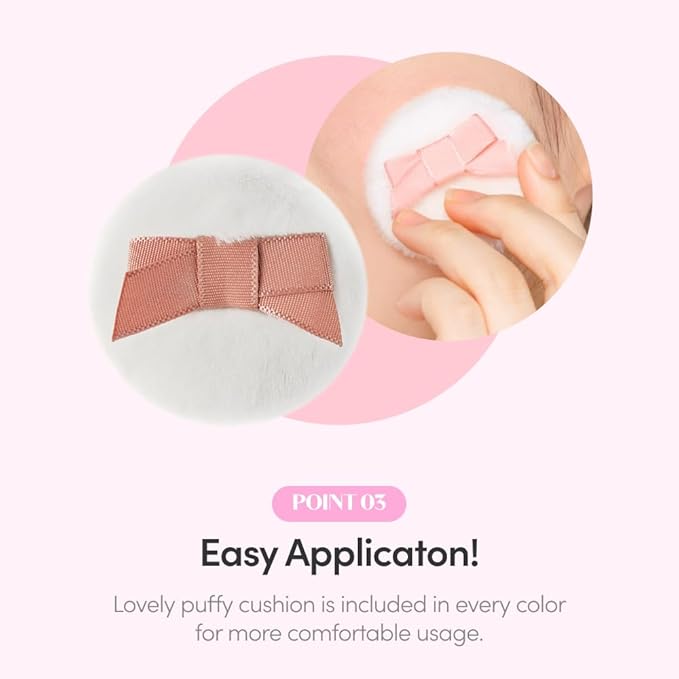ETUDE Lovely Cookie Blusher #PK002 Grapefruit Jelly 4g | Glowing & Natural Powder Blush with Long-Lasting Sebum Control | Easy Application | Puffy Cushion for a Lovely Makeup Look