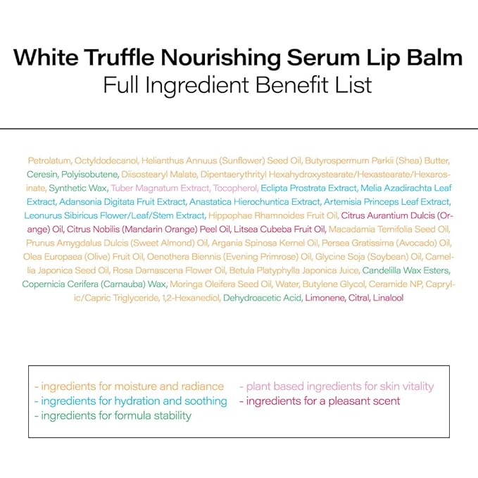 d’Alba Italian White Truffle Nourishing Serum Lip Butter, Vegan Skincare, Hydrating Lip Care with White Truffles for All Skin Types, Glowy Finish, Safe for Sensitive Skin…