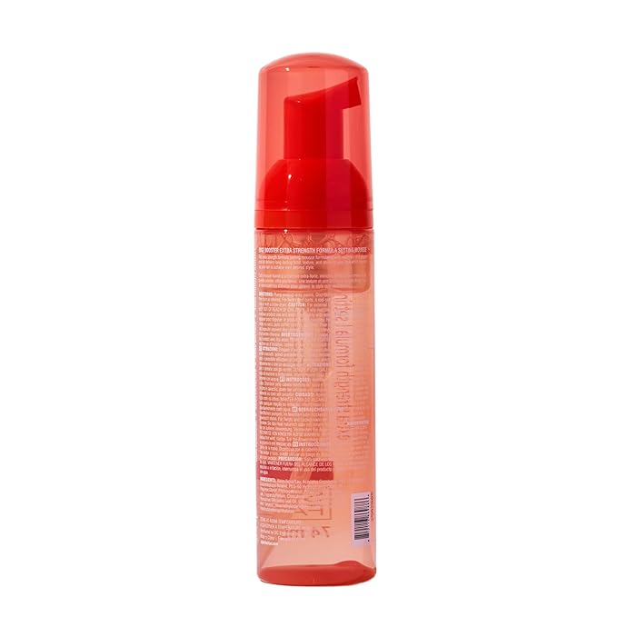 Style Factor EDGE BOOSTER Extra Strength Setting Mousse ā Frizz Control, Extra Volume, and Conditioning ā 2.5oz Orange Ruby Mousse for Curly Hair