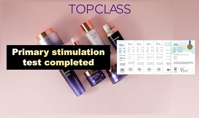 CHARMZONE TOPCLASS Lifting Signature Skincare Set of 4 Includes Toner Emulsion Cream and Control Cream (11.16 oz) , Triple Collagen Firm Skin Valentine Gift for Women