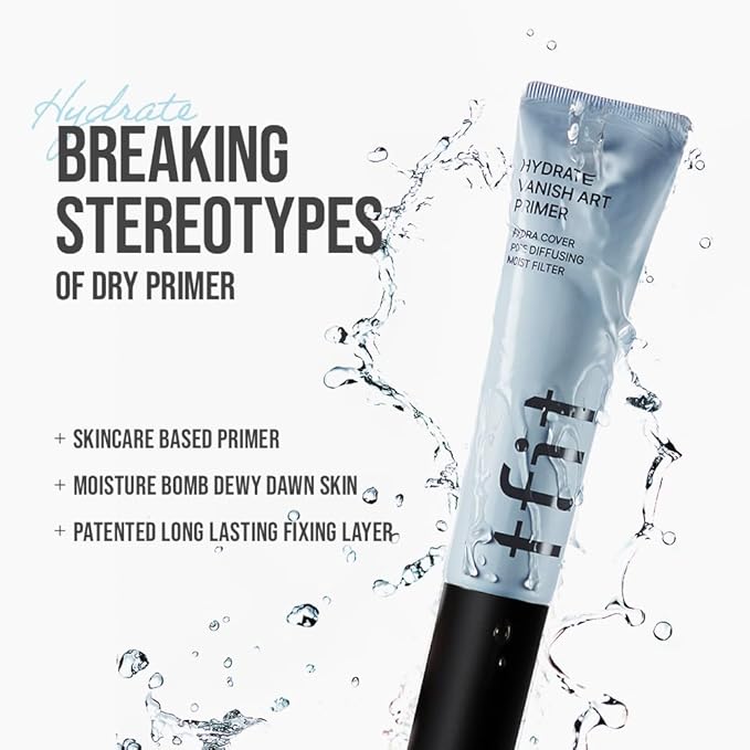 Hydrate Vanish Art Primer - Hydrating Face Primer, Ideal For Dry Skin, Smooth Skin & Grip Makeup, Korean Makeup, 1.01FL. Oz.