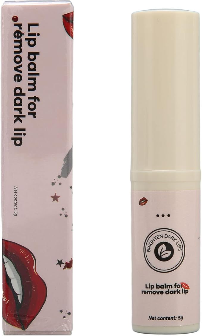Lip Balm, Remove Dark Lip Portable Mild Easy To Apply Nourishing Lip Balm Brightening Lips Beeswax for Night for Women, facial skin care products