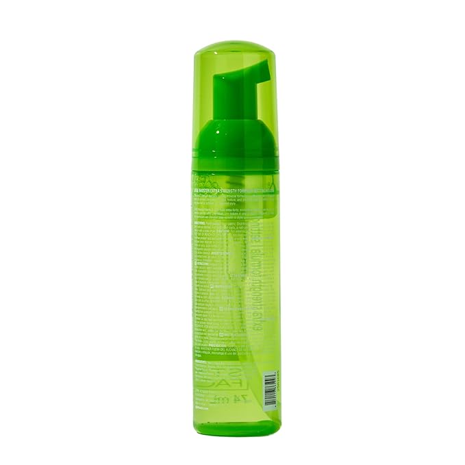 Style Factor EDGE BOOSTER Extra Strength Setting Mousse ā Frizz Control, Extra Volume, and Conditioning ā 2.5oz Emerald Mousse for Curly Hair