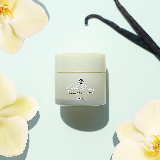 Sweet Dreams Lip Mask: Nourishing, Plumping and Hydrating lip balm | Ecofriendly Lip Sleeping Mask | Hyaluronic Acids + Vitamin C + Shea Butter + Antioxidants | Vanilla - 0.7 oz.