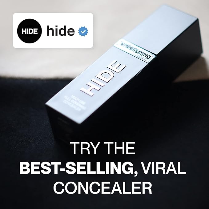 HIDE Liquid Concealer, 0.5 fl. oz. - Honey, Unisex Skin Foundation Concealer