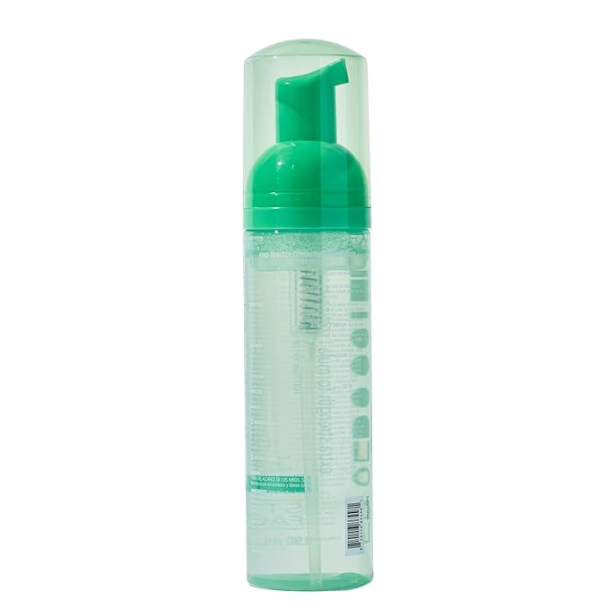 Style Factor EDGE BOOSTER Extra Strength Setting Mousse ā Frizz Control, Extra Volume, and Conditioning ā 6.4oz Green Beryl Mousse for Curly Hair
