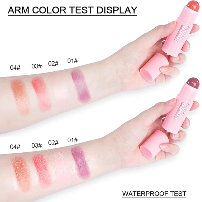 Tinted Lip Balm, Hydrating Colored Lip Balm, Lip Brightening for Dark Lips, Lip Tinted Moisturizer, Lip Moisturizer for Very Dry Lips, Reduce Lip Wrinkles, 4.8G/0.17Oz