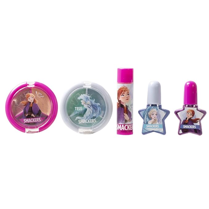 Lip Smacker Disney Frozen II Pouch Makeup Set And Bag For Girls (Pack of 2)