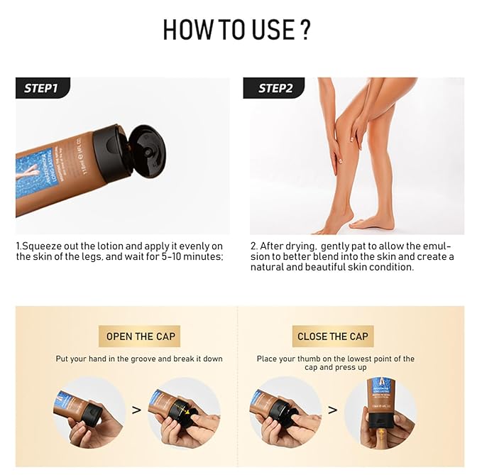 Leg Makeup Waterproof No Transfer, Leg Vein Cover up Makeup for Varicose Veins Waterproof Black Skin, Leg and Body Scar Cover up Makeup for Tattoo Cover Up, Long Lasting Body Foundation (2#, 4oz)