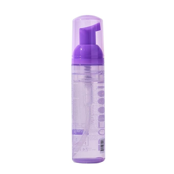 Style Factor EDGE BOOSTER Extra Strength Setting Mousse ā Frizz Control, Extra Volume, and Conditioning ā 2.5oz Violet Crystal Mousse for Curly Hair