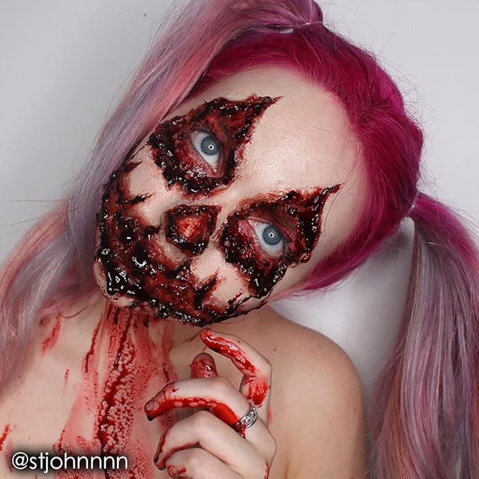 Mehron Makeup Coagulated Blood | Fake Blood | SFX Makeup for Halloween | 0.5 oz (14 g)