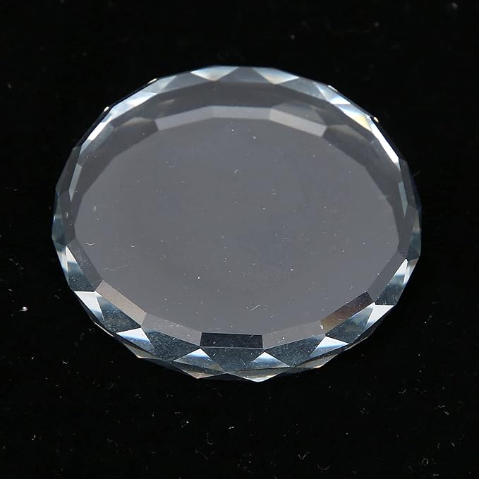 Nail Palette Board, Nail Art Palette,2PCS/set Nail Art Palettes Color Mixing Toning Glass False Eyelash Glue Hold Makeup Pallet for Acrylic Manicure