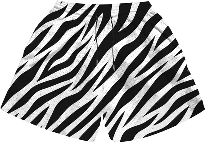 Fashion Funny Animal Printing Swim Trunks 5 inch Inseam Quick Dry Active Board Shorts for Men