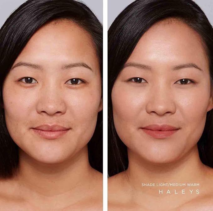 HALEYS Weightless Longwear Concealer (Tan - Warm), Re-vive, Medium to Full Coverage, Gripping Concealer, Fast-setting, All-Day Wear, Spot Concealing, Brightens, Streak-free, Light-diffusing, V+CF