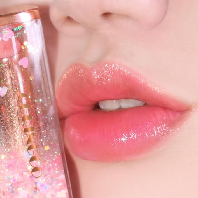 Sparkle Cute Lip Balm, Color Changing, Moisturizing, Shimmery Finish, #03 Swan Lake
