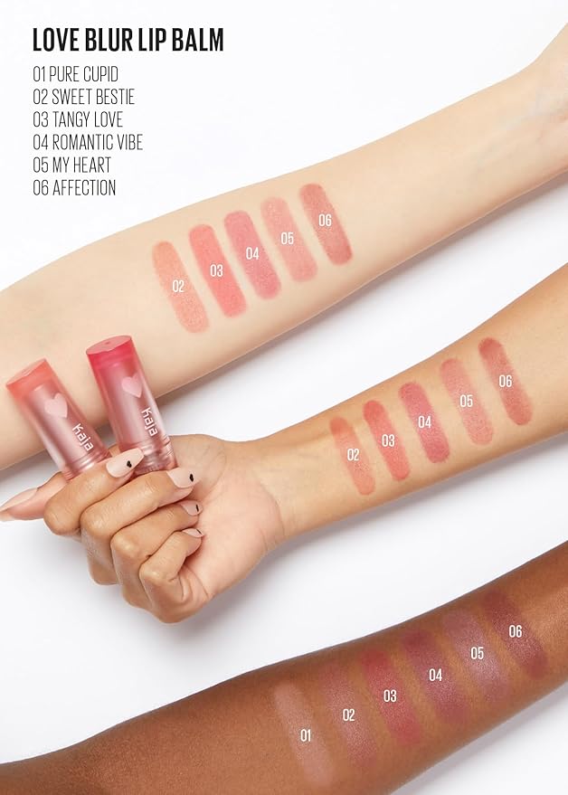 Kaja Love Blur Lip Balm - 03 Tangy Love | Soft & Comfort Semi-Matte Blurring Daily Color Lip Balm | Shea Butter, Avocado Oil, Citrus Unshiu Peel Extract, Vitamin E Infused |4g / 0.14oz.