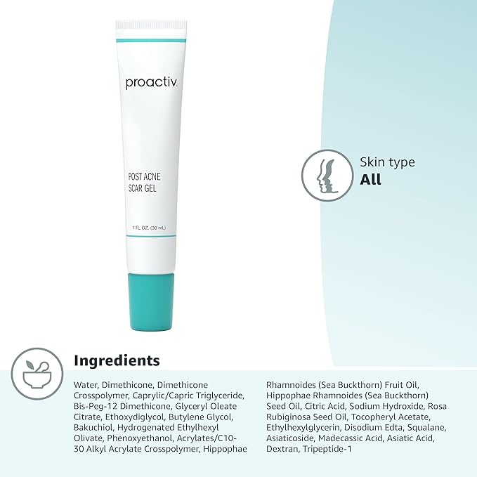 Proactiv Post Acne Scar Gel for Face with Antioxidants and vitamin E, Skin Smoothing Moisturizing - 1 oz.