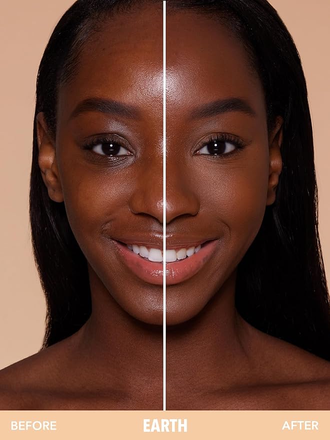 SHEGLAM SKin-Focus Full Coverage Powder Foundation Oil-Control Lightweight Face Pressed Powder Makeup-Earth