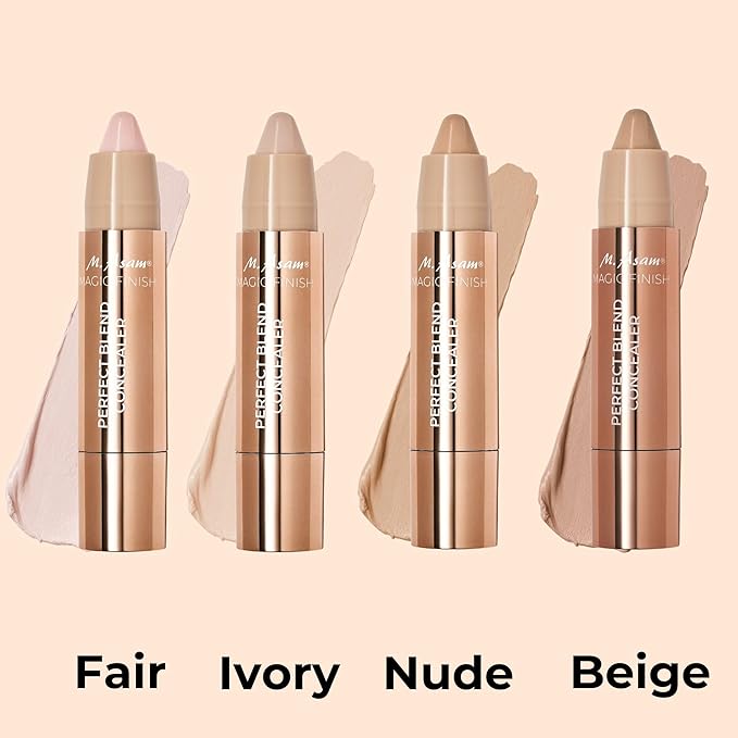 M. Asam MAGIC FINISH Perfect Blend Concealer Nude (0.1 Oz) - concealer perfects & conceals blemishes & imperfections, make-up with adjustable coverage & instant blur effect, vegan