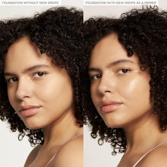 Glow Recipe Niacinamide Dew Drops Face Serum - Hydrating Korean Skincare & Illuminating Makeup Primer for Dewy, Glass Skin - Hyaluronic Acid Serum for Face Brightening, Plumping & Highlighting (15ml)