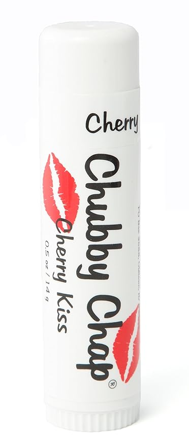Chubby Chapstick - One (1x) Large Jumbo Chapstick Natural Chapstick - .5 Ounce Lip Balm (Cherry Kiss)