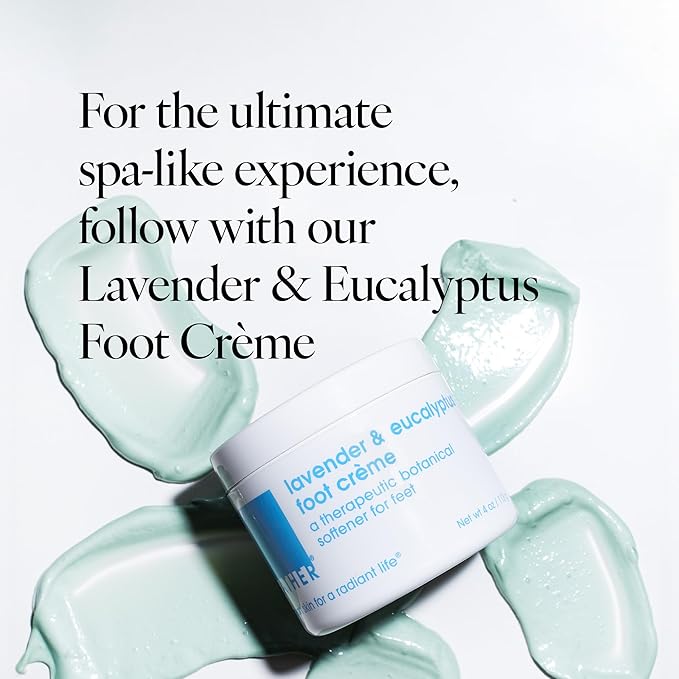 LATHER Foot Scrub with Pumice Stone - Gentle Exfoliating Foaming Foot Scrub for Skin - Cracked Heel Repair for Smooth, Soft Feet - Pedicure Foot Spa | 4 Oz