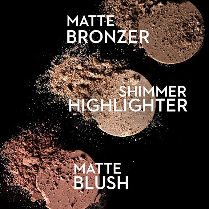 SUGAR Cosmetics Contour De Force Face Palette - 02 Vivid Victory Longlasting Formula, Lightweight Blush, Highlighter And Bronzer, Paraben Free.