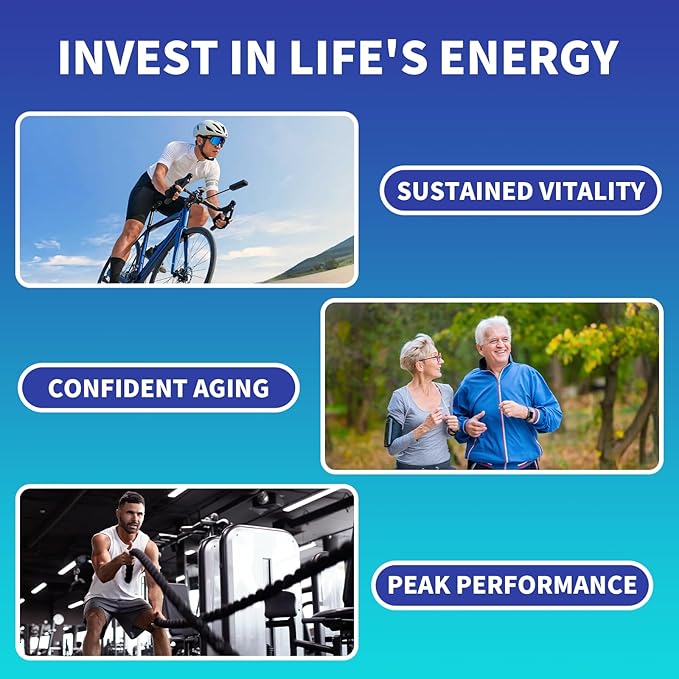 NAD 1000mg Liquid, 30 Packets Nad Supplement 1000mg Pure Organic - Liposomal NAD+ Berry Flavor Drink Mix for Energy, Anti-Aging, Focus