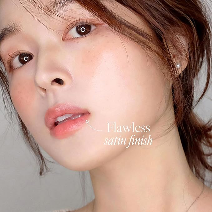PLAT LIPS 931 CRAZY PERSIMMON, Lip & Cheek, Lightweight, Naturally Dewy+ Glowy Finish, Blendable & Buildable Formula (1.2g, 0.003 oz.)