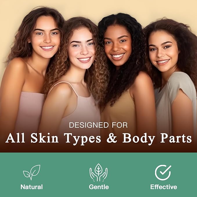 1.3Lb/21oz Wax Beads for Brazilian, Eyebrow, Face, Bikini, Legs, Arms Waxing - 6 Packs with 10 Wax Spatulas for Women and Men