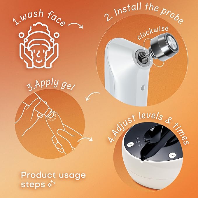 MLAY Professional RF Beauty Machine, Radio Frequency Face Machine with 2 Probes, at Home Radio Frequency Skin Tightening for Lifting, Wrinkle Reducing, Anti Aging - Salon Effects(Gel Included)