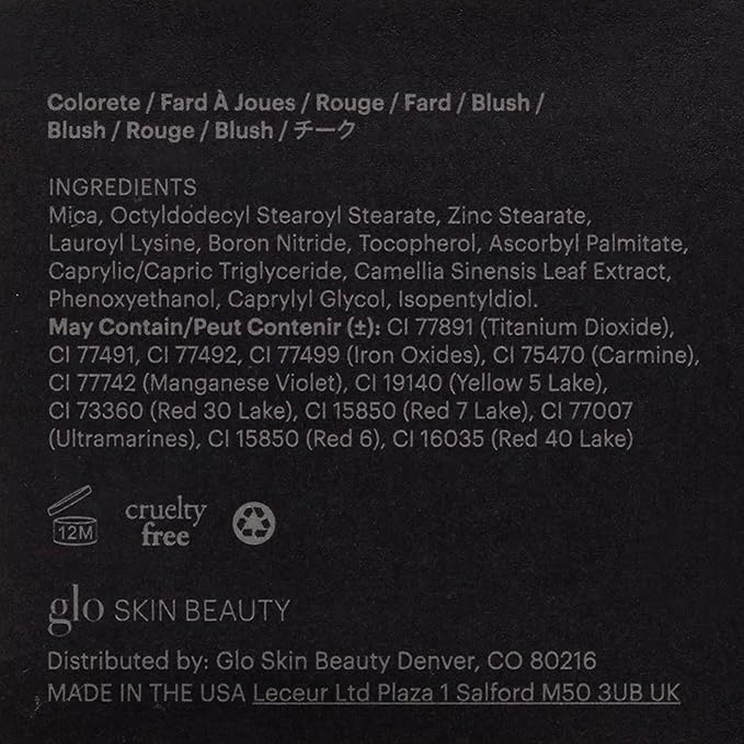 Glo Skin Beauty Blush (Spice Berry) - Pressed Powder Blush for Cheeks, High Pigment Mineral Face Makeup Creates a Natural, Healthy Glow