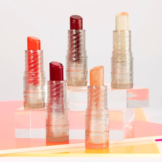 Pacifica Beauty Glow Stick Lip Oil, Sheer Hint of Color, Lip Tint, Moisturize, Nourish, Hydrating, Glossy, Vitamin E, Tinted Lip Balm, Soft Lips, Vegan, Sunrise, 0.14 oz (1 Count)