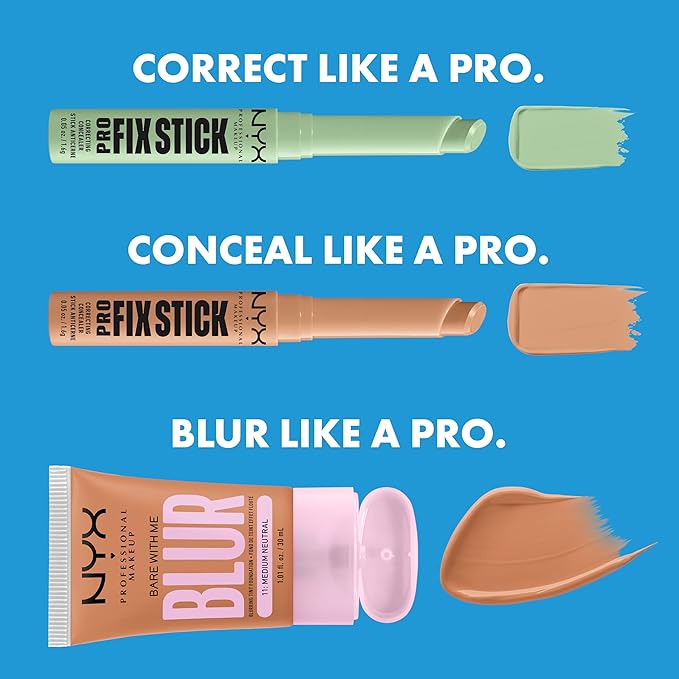 NYX PROFESSIONAL MAKEUP Pro Fix Stick Correcting Concealer, Buildable Medium Coverage Concealer Stick - Cinnamon