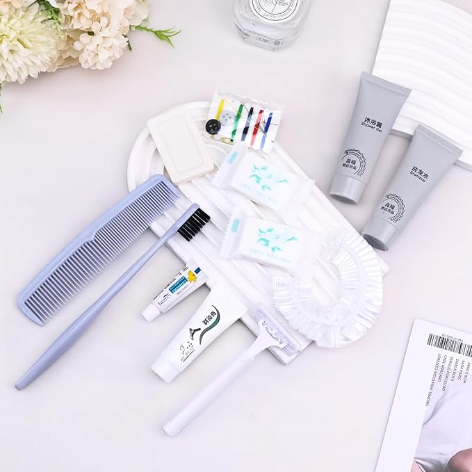 Hygiene Kit, Hygiene Kit Bulk, The Travel Hygiene Kit Is Fully Equipped, Individually Packed, Easy To Carry, Convenience Kits Suitable For Hotel, Home, Camping, Travel (PACK-25)