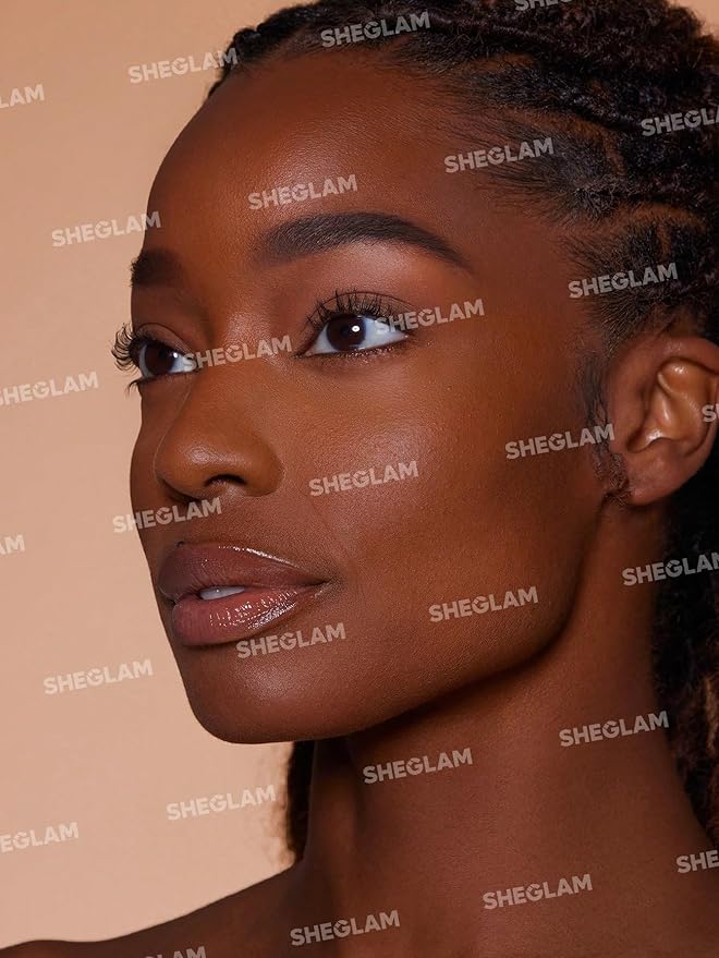 SHEGLAM SKin-Focus Full Coverage Powder Foundation Oil-Control Lightweight Face Pressed Powder Makeup-Earth