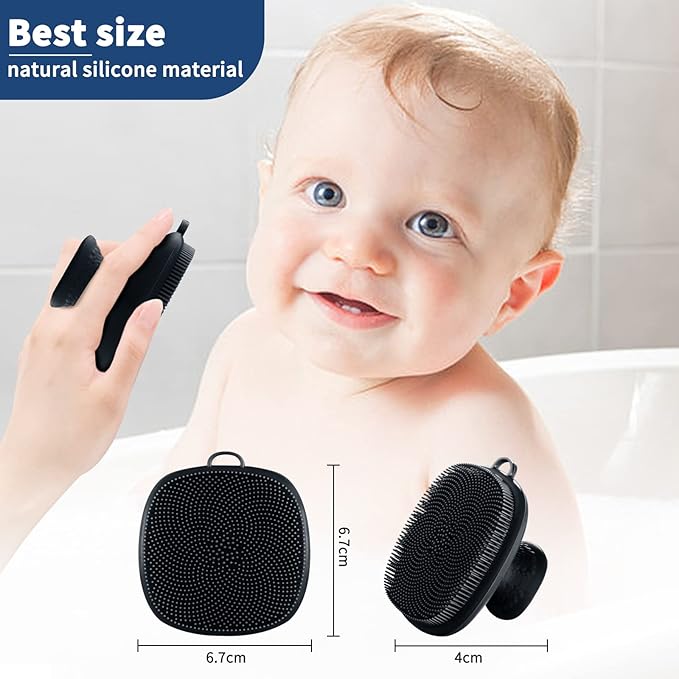 VWMYQ Face Scrubber 2 Pack Face Scrubber Silicone Face Scrubber for Men Facial Cleansing Brush Silicone Face Wash Brush Manual Waterproof Cleansing Skin Care Face Brushes for Cleansing and Exfoliating